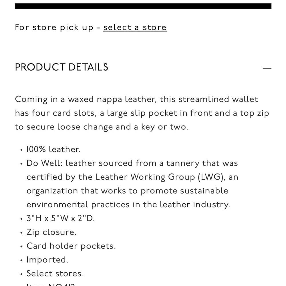 Madewell Essential Zip Card Wallet - Picture 2 of 5
